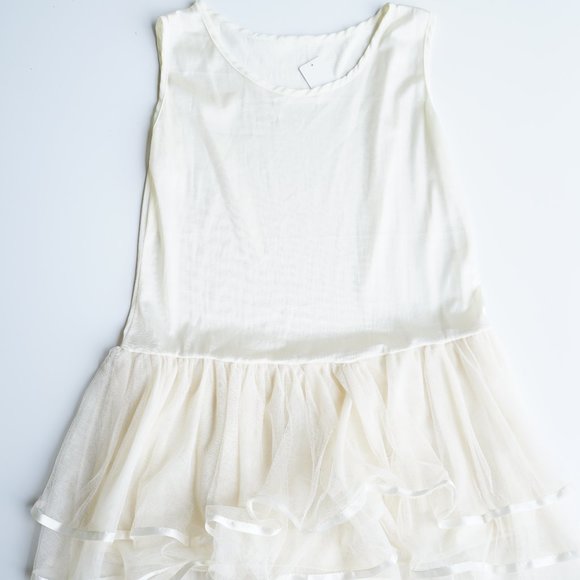 NWT 2 Piece Lace Top Over Tulle Underlay Dress - Picture 9 of 10